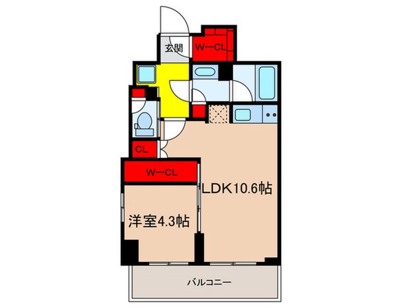 パークアクシス神保町の物件間取画像